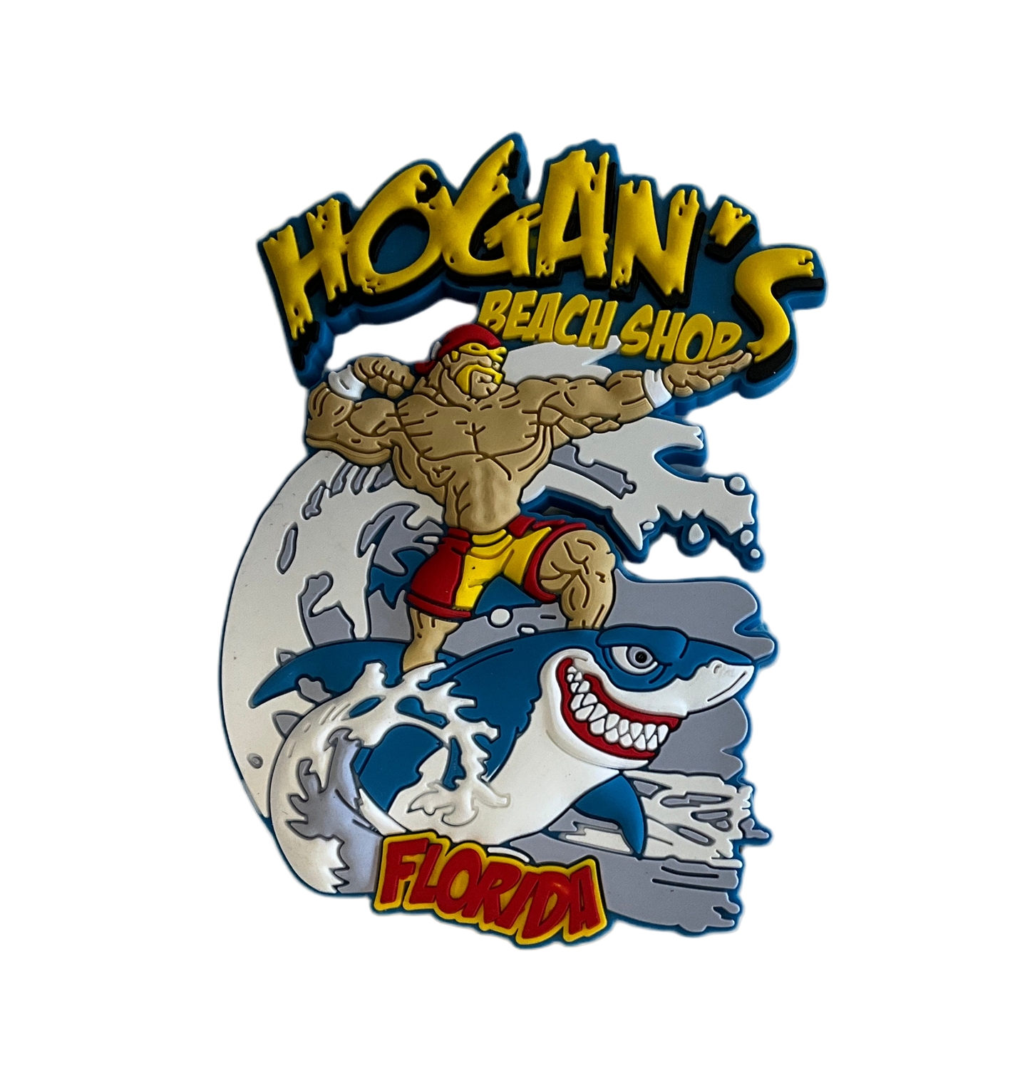 Hulk Hogan's Beach Shop 3D Magnet Shark Surf