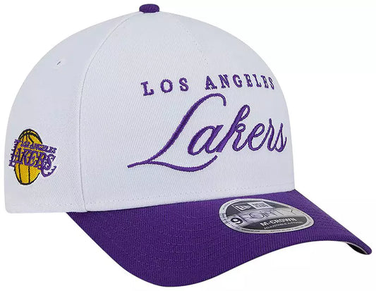 Los Angeles Lakers - 9Forty 2025 Draft M-Crown A-Frame Adjustable Hat New Era