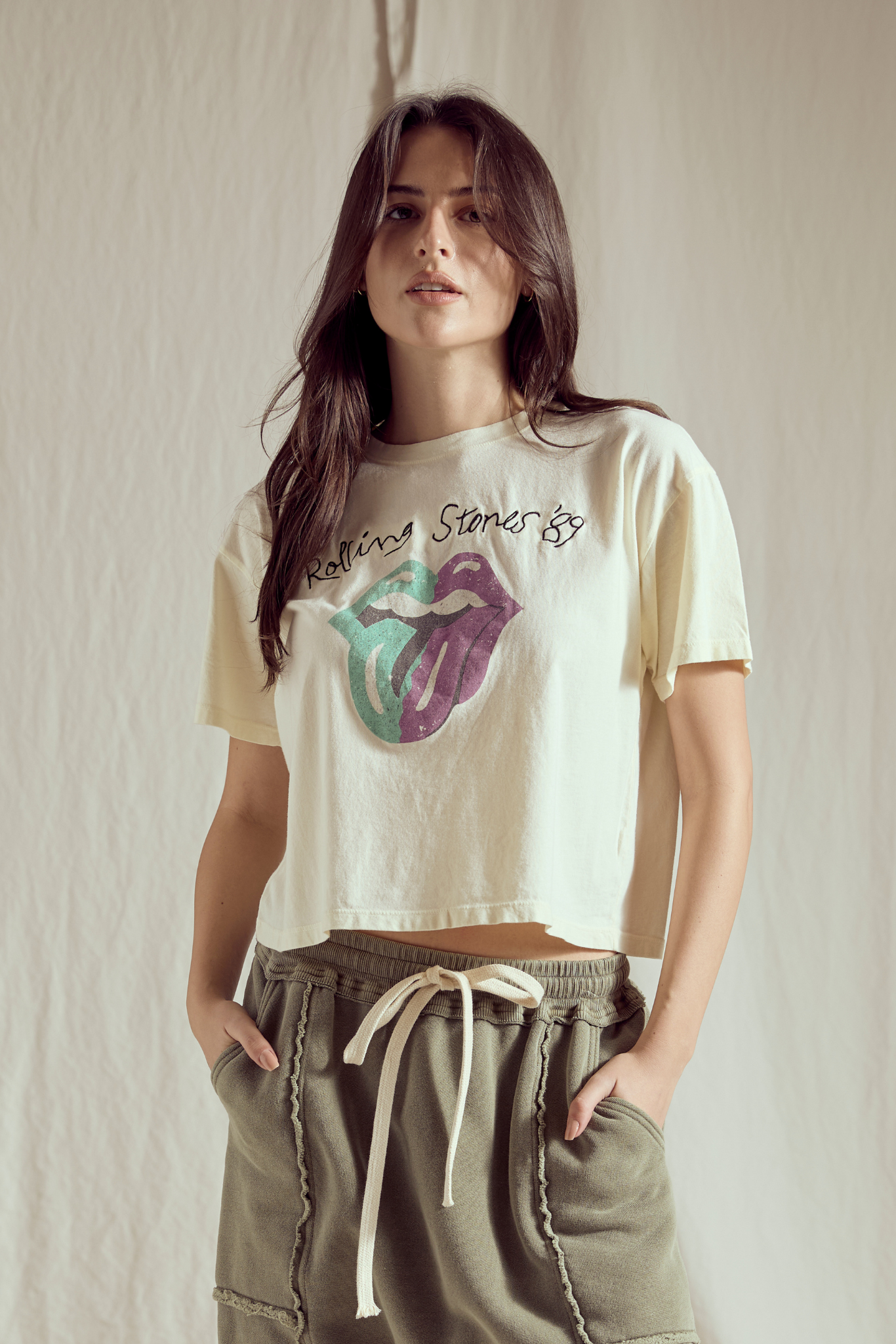 Rolling Stones One Hit Top Womens T Shirt White