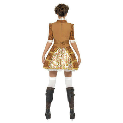 Smiffy's Women's Fever Sexy Steampunk Pirate Adult Costume Size Small 6-8