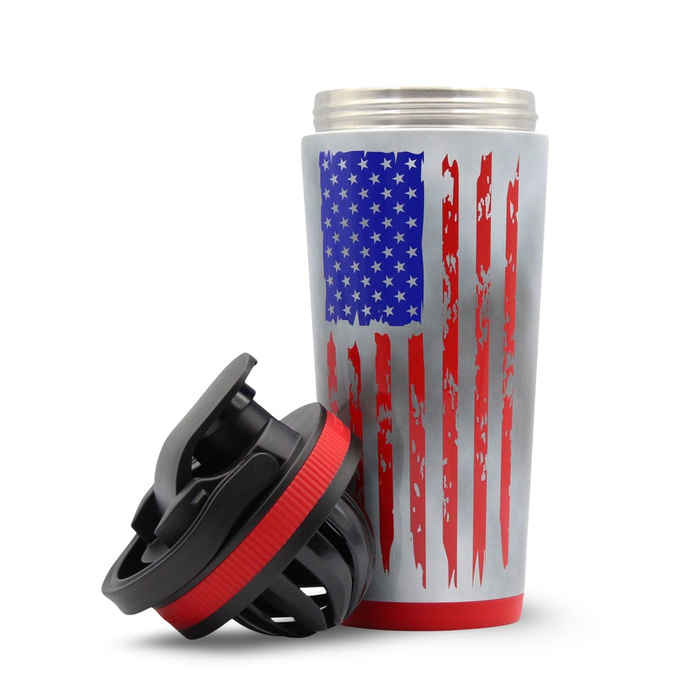26oz Ice Shaker Cup - 4D American Flag