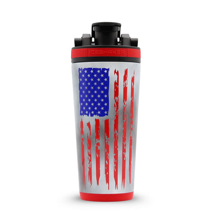 26oz Ice Shaker Cup - 4D American Flag