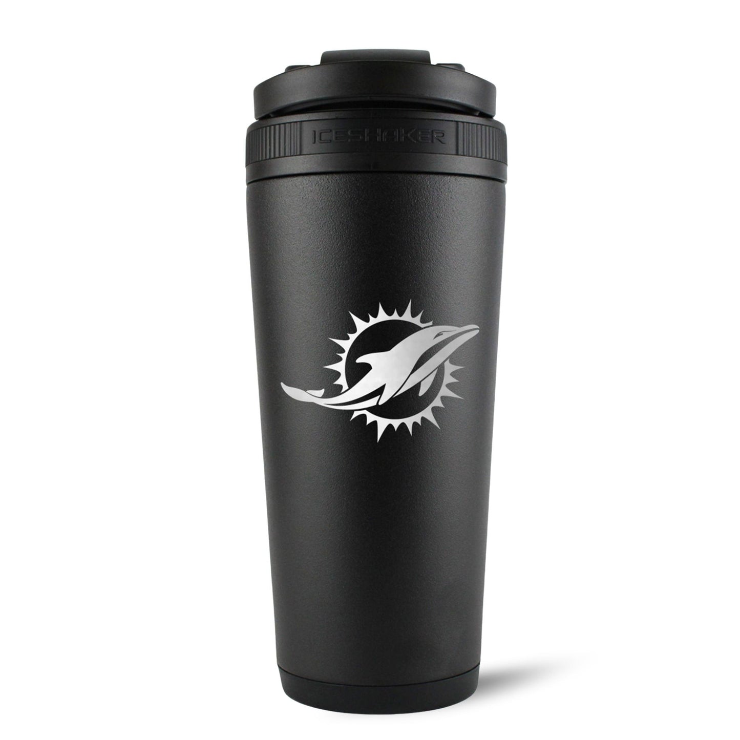 Miami Dolphins 26oz Ice Shaker Cup Officially Licensed
