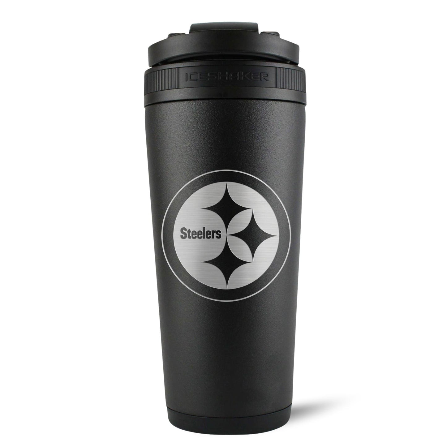 Officially Licensed Pittsburgh Steelers 26oz Ice Shaker Cup Officially Licensed