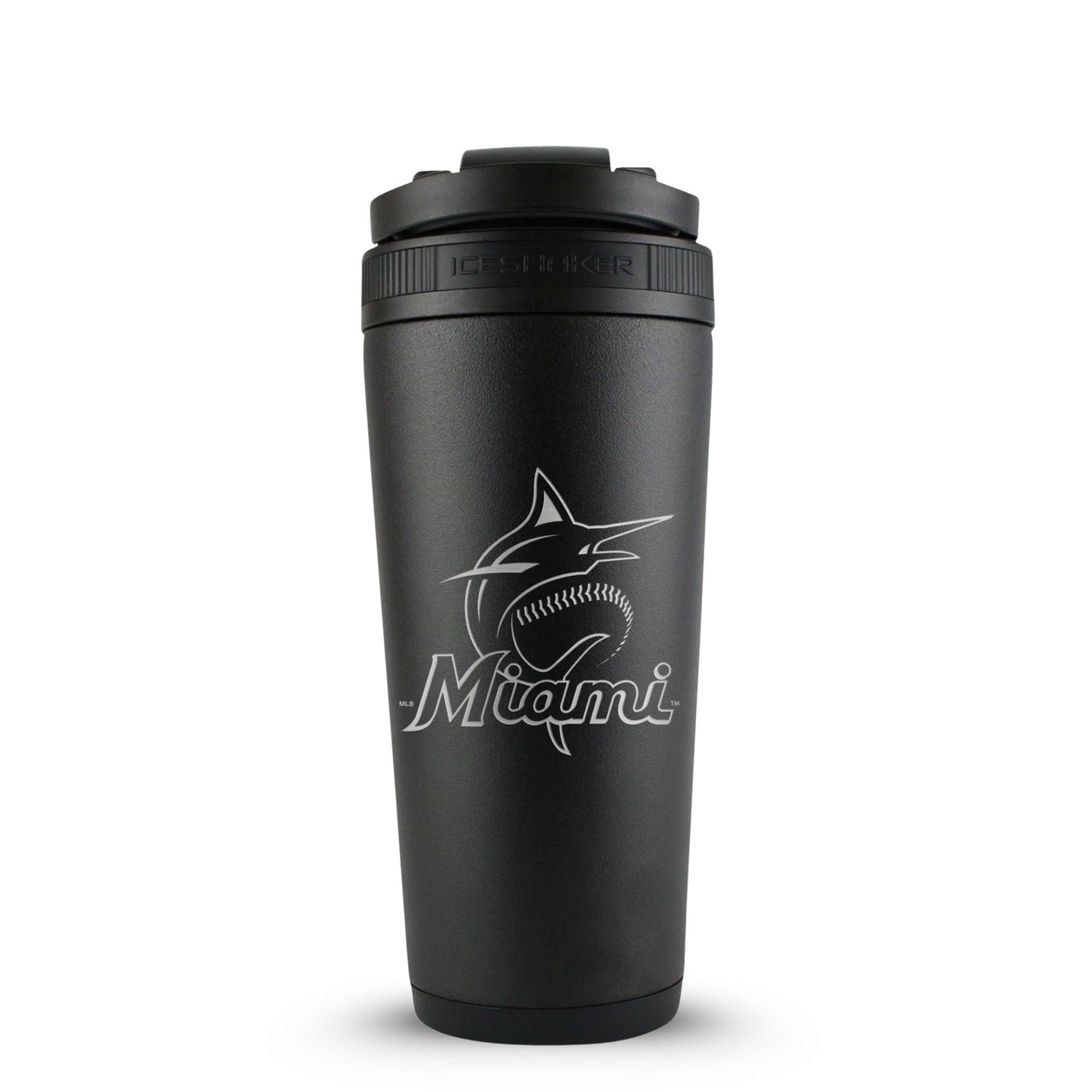 Officially Licensed Miami Marlins 26oz Ice Shaker Cup Officially Licensed