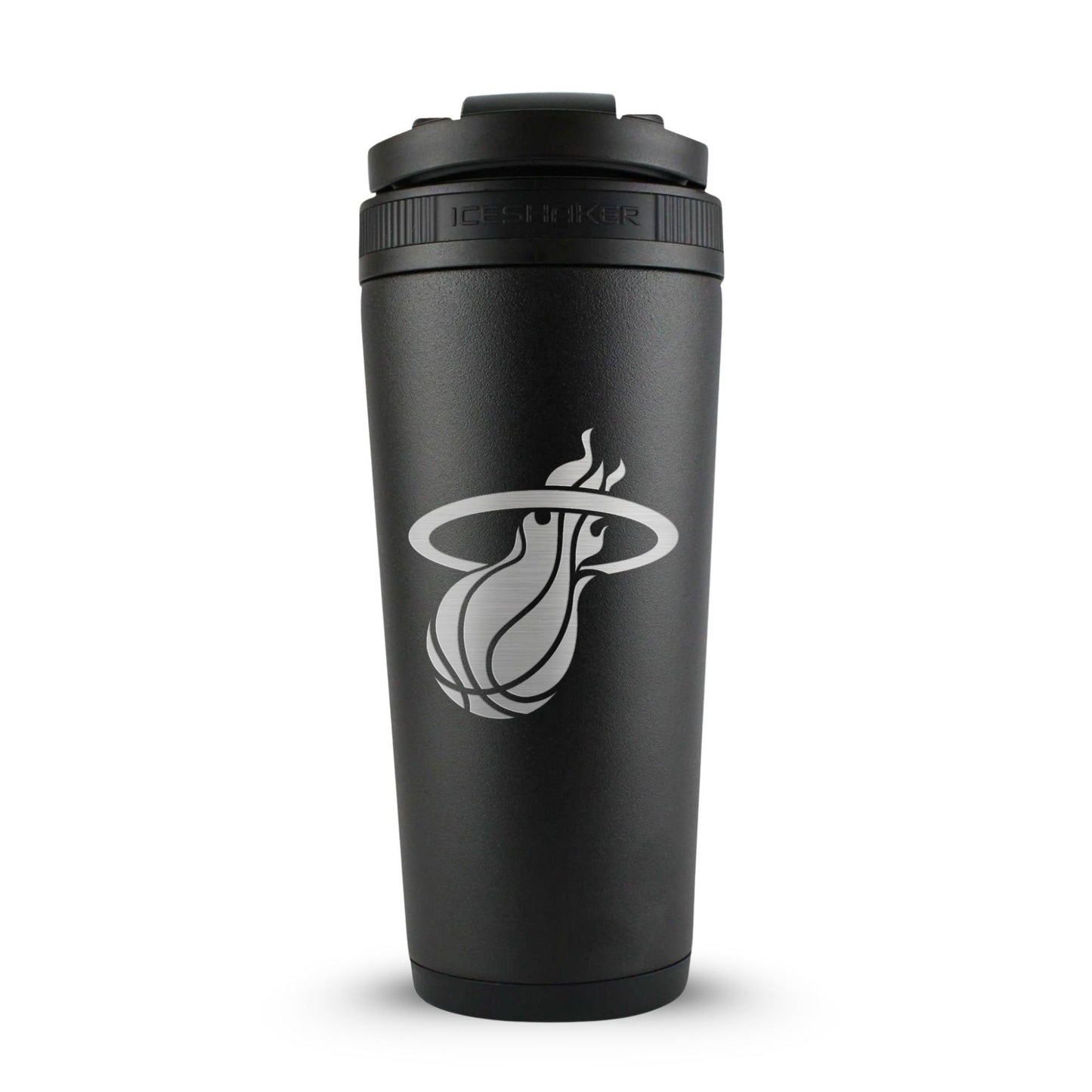 Officially Licensed Miami Heat 26oz Ice Shaker Cup Officially Licensed - Black