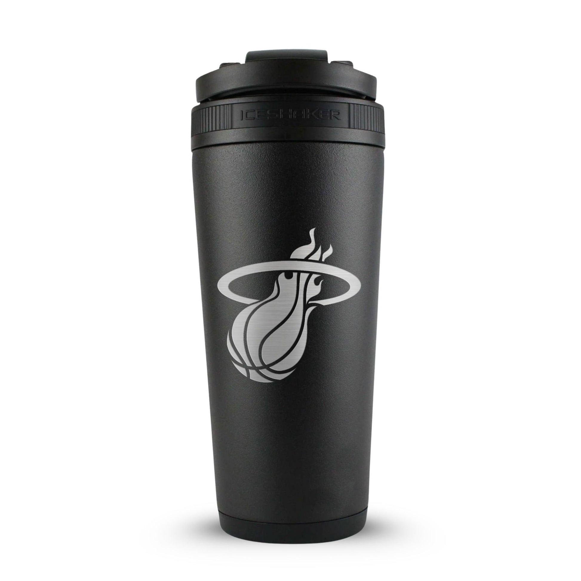 Officially Licensed Miami Heat 26oz Ice Shaker Cup Officially Licensed - Black