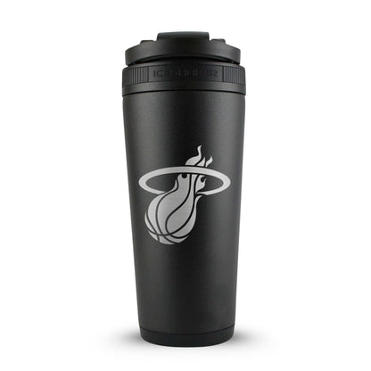 Officially Licensed Miami Heat 26oz Ice Shaker Cup Officially Licensed - Black