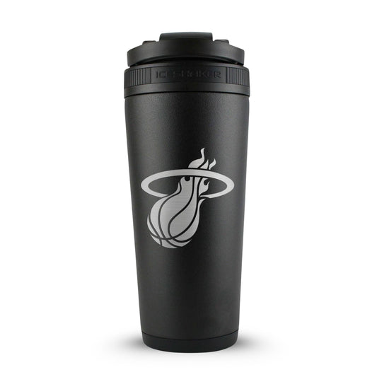 Officially Licensed Miami Heat 26oz Ice Shaker Cup Officially Licensed - Black