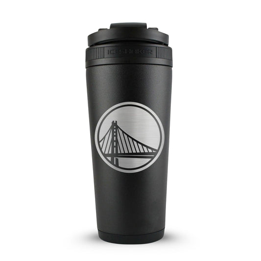 Officially Licensed Golden State Warriors 26oz Ice Shaker Cup Officially Licensed - Black