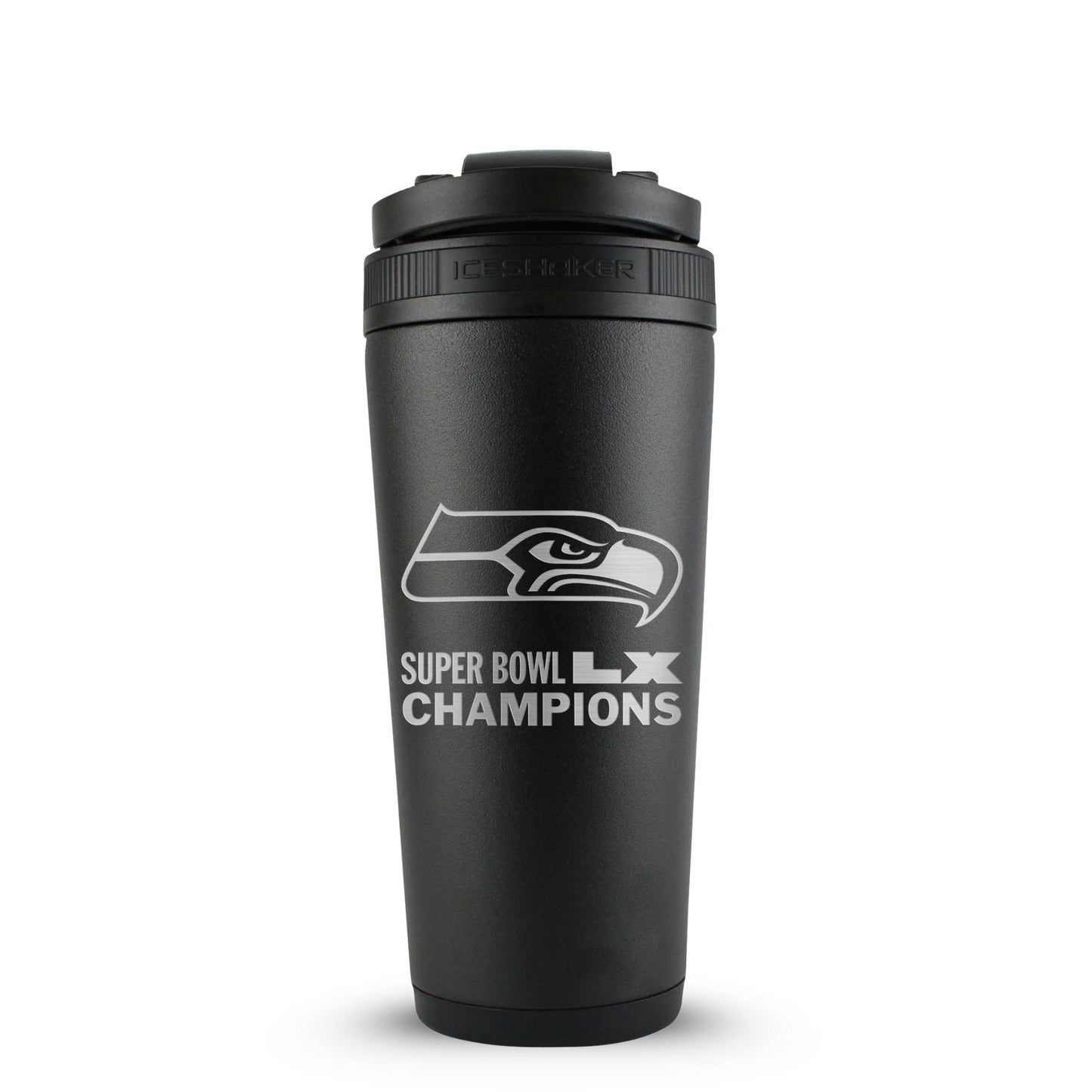 Seattle Seahawks Superbowl LX Champions 26oz Ice Shaker Cup Officially Licensed