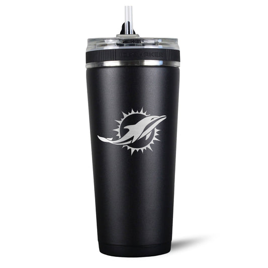 Officially Licensed Miami Dolphins 26oz Flex Bottle Officially Licensed