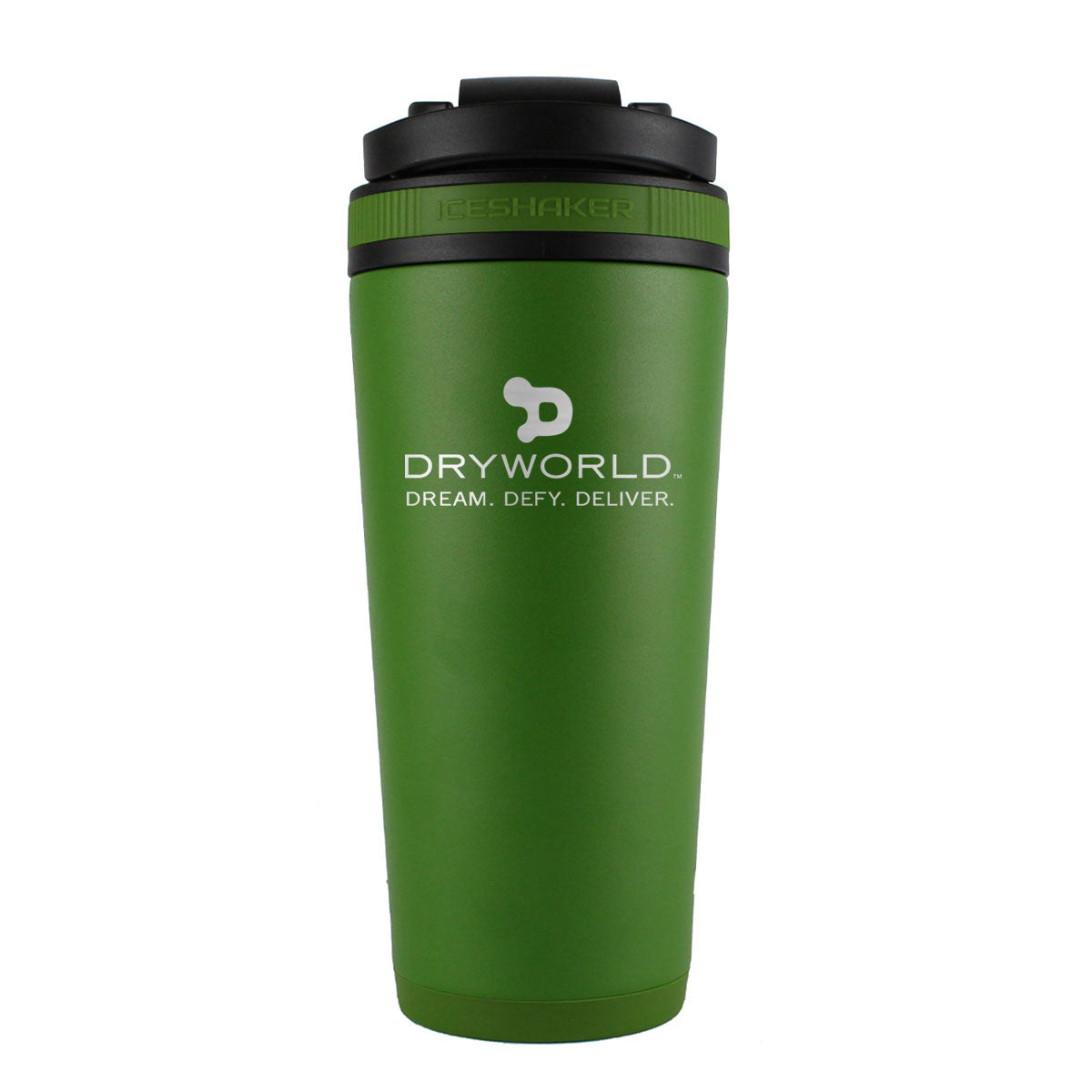 Custom Dryworld 26oz Ice Shaker Cup Officially Licensed - Green