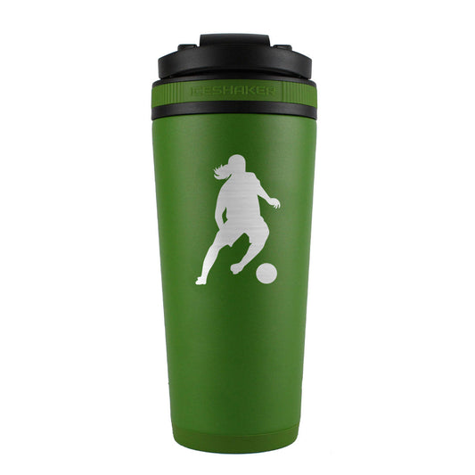 Custom Ronaldinho 26oz Ice Shaker Cup Officially Licensed - Green