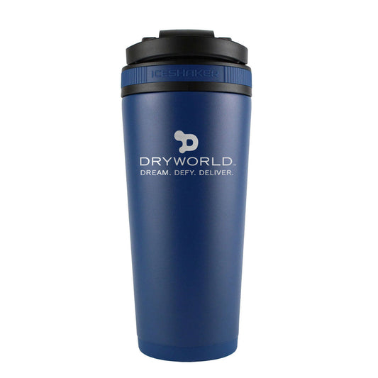 Custom Dryworld 26oz Ice Shaker Cup Officially Licensed - Navy