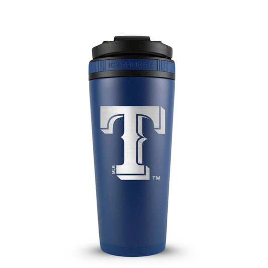 Officially Licensed Texas Rangers 26oz Ice Shaker Cup Officially Licensed - Navy