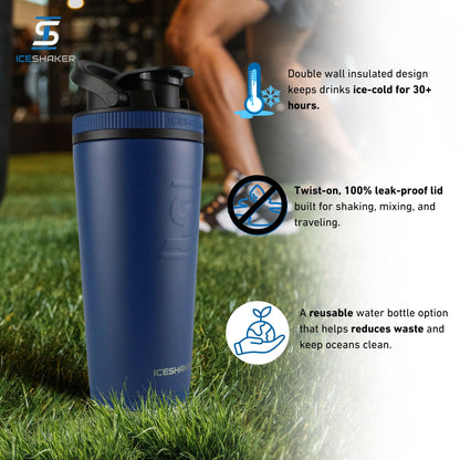 Michigan Wolverines 2026 NCAA Men's Basketball Champions 26oz Ice Shaker Cup Officially Licensed