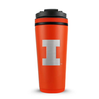 University of Illinois 26oz Ice Shaker Cup Officially Licensed