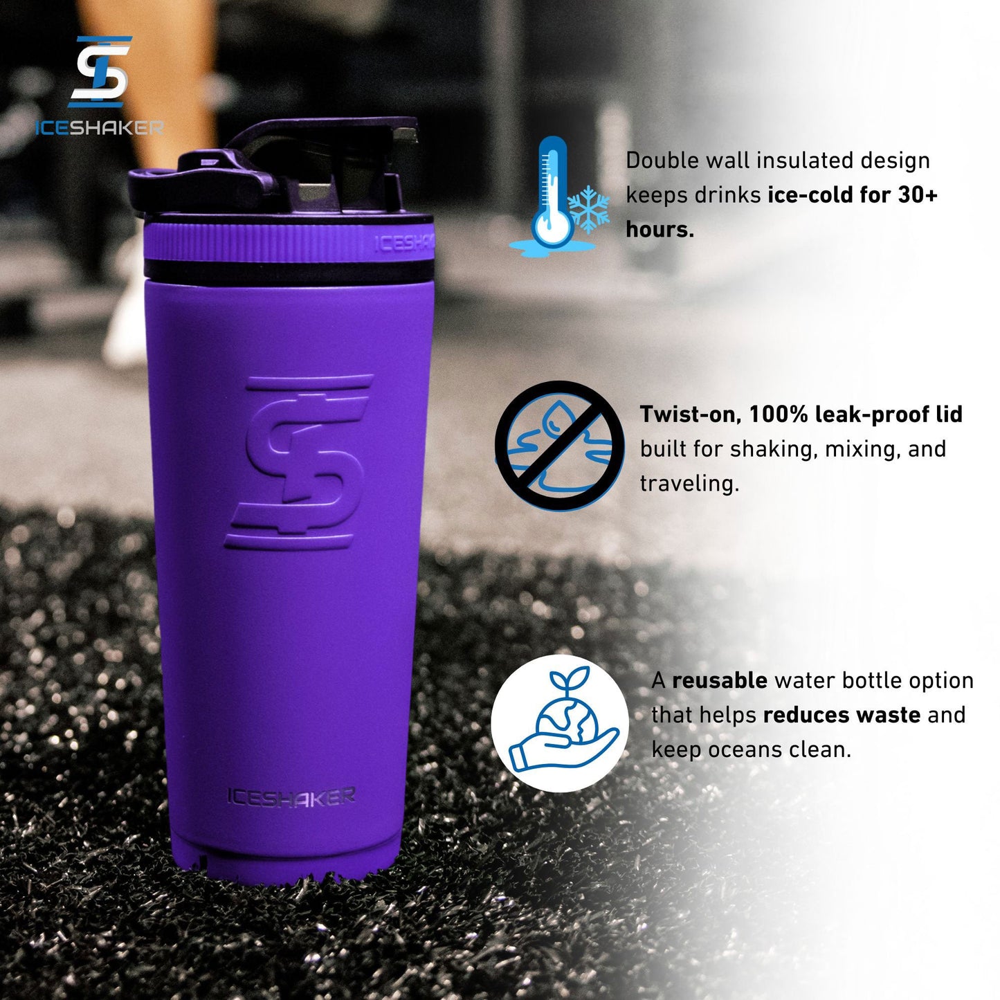 Colorado Rockies 26oz Ice Shaker Cup Officially Licensed