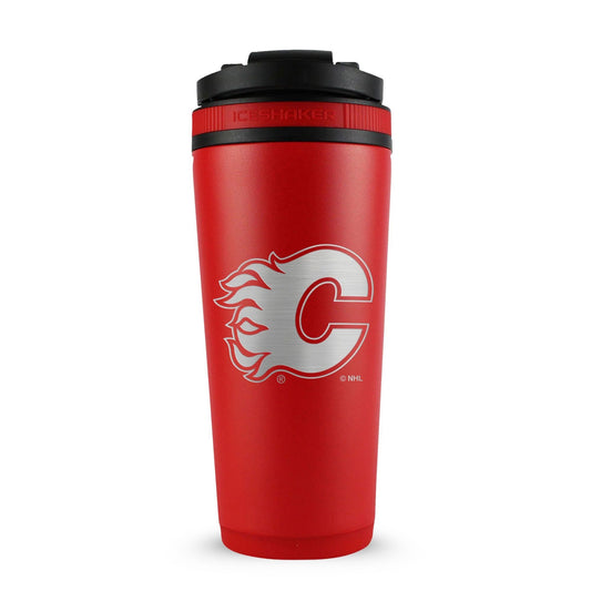 Officially Licensed Calgary Flames 26oz Ice Shaker Cup Officially Licensed