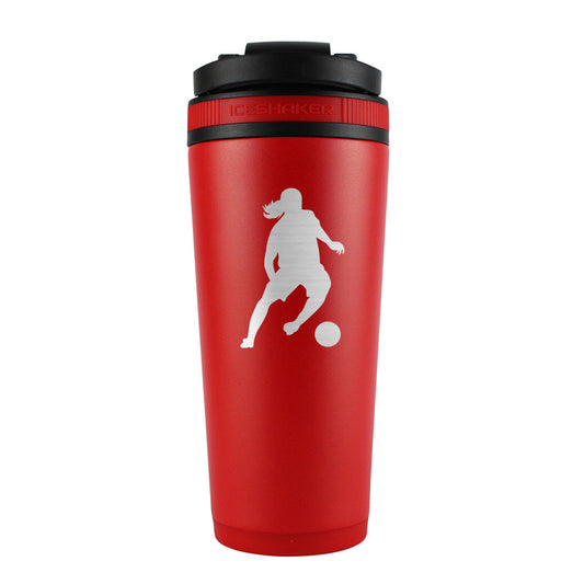 Custom Ronaldinho 26oz Ice Shaker Cup Officially Licensed - Red