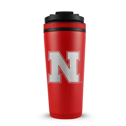 University of Nebraska 26oz Ice Shaker Cup Officially Licensed