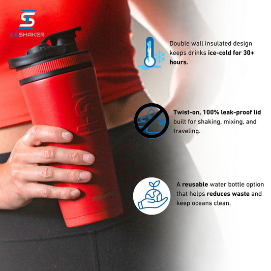 Texas Rangers 26oz Ice Shaker Cup - Red