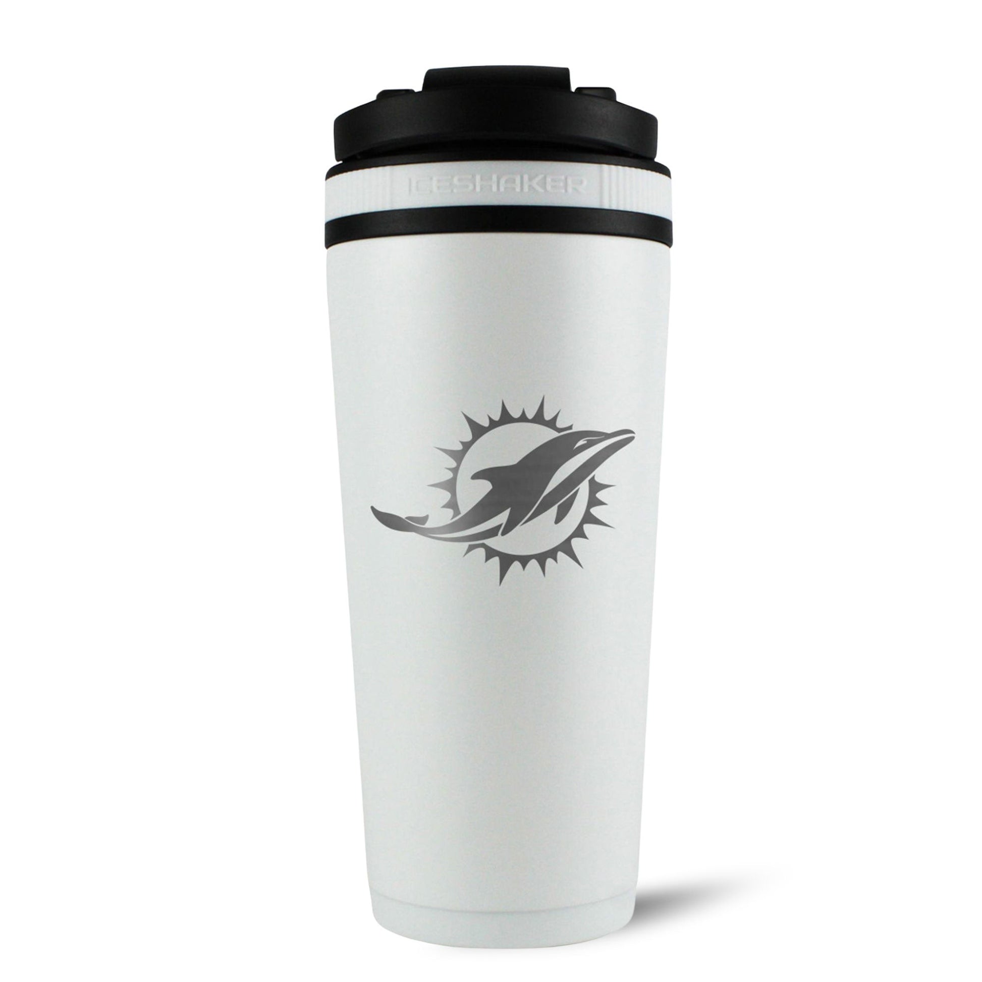 Officially Licensed Miami Dolphins 26oz Ice Shaker Cup Officially Licensed