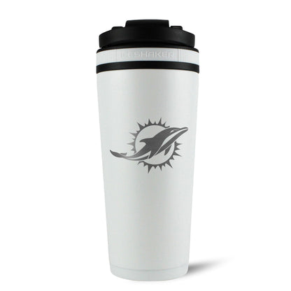 Officially Licensed Miami Dolphins 26oz Ice Shaker Cup Officially Licensed