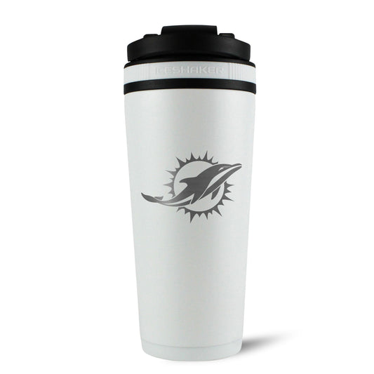 Officially Licensed Miami Dolphins 26oz Ice Shaker Cup Officially Licensed