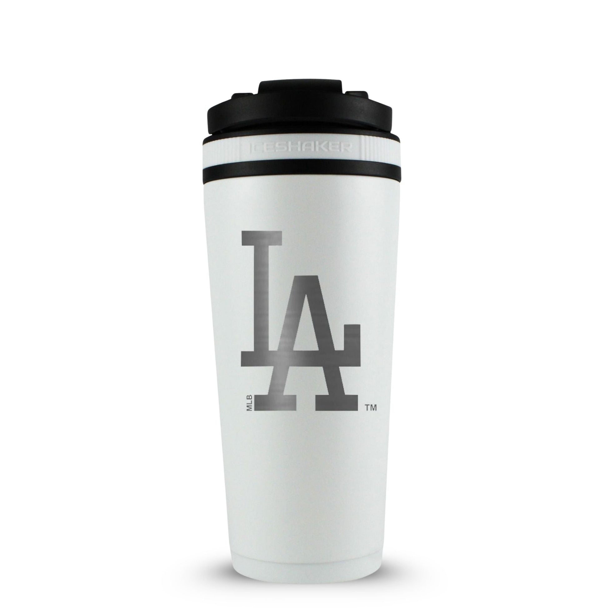Officially Licensed Los Angeles Dodgers Classic 26oz Ice Shaker Cup Officially Licensed - White