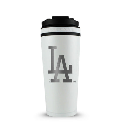 Officially Licensed Los Angeles Dodgers Classic 26oz Ice Shaker Cup Officially Licensed - White