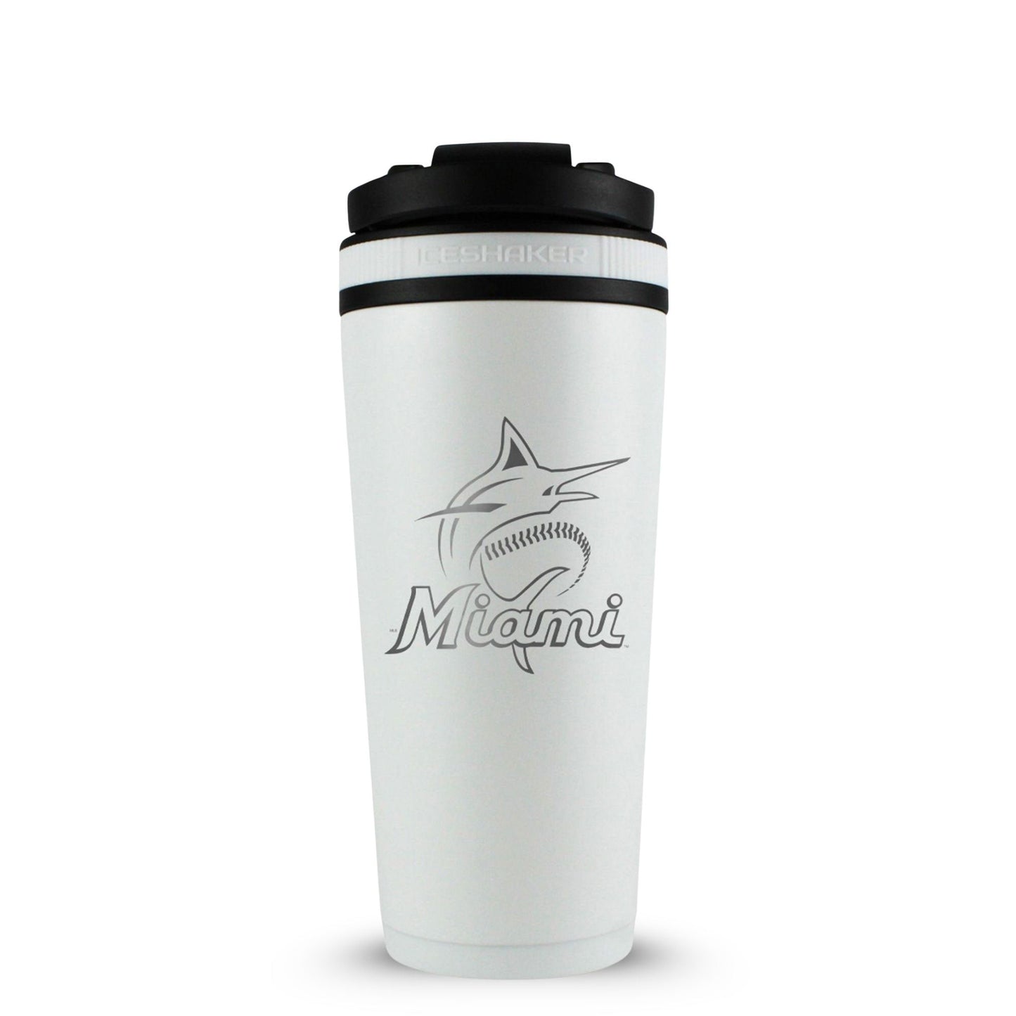 Miami Marlins 26oz Ice Shaker Cup Officially Licensed
