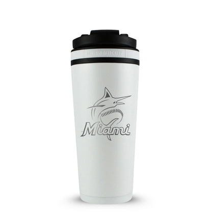 Miami Marlins 26oz Ice Shaker Cup Officially Licensed