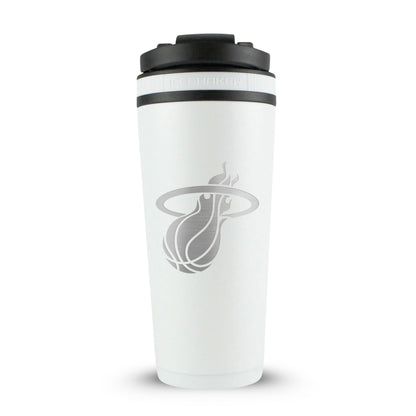 Officially Licensed Miami Heat 26oz Ice Shaker Cup Officially Licensed - White
