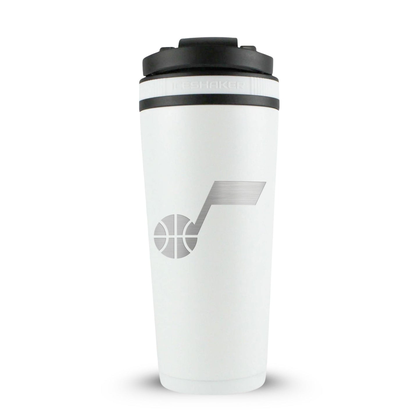 Officially Licensed Utah Jazz 26oz Ice Shaker Cup Officially Licensed - White