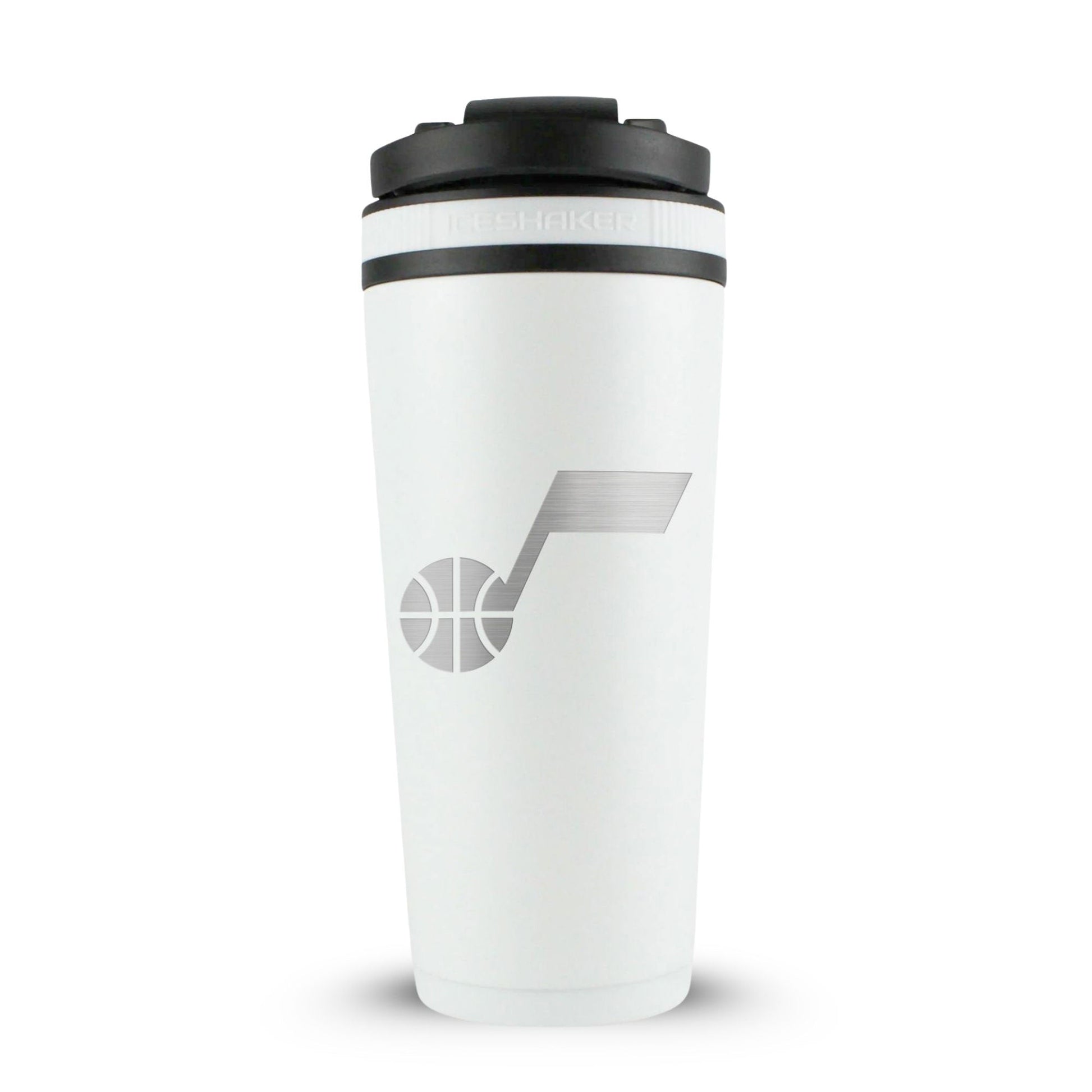 Officially Licensed Utah Jazz 26oz Ice Shaker Cup Officially Licensed - White