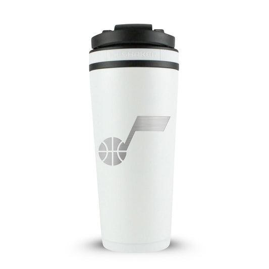 Officially Licensed Utah Jazz 26oz Ice Shaker Cup Officially Licensed - White
