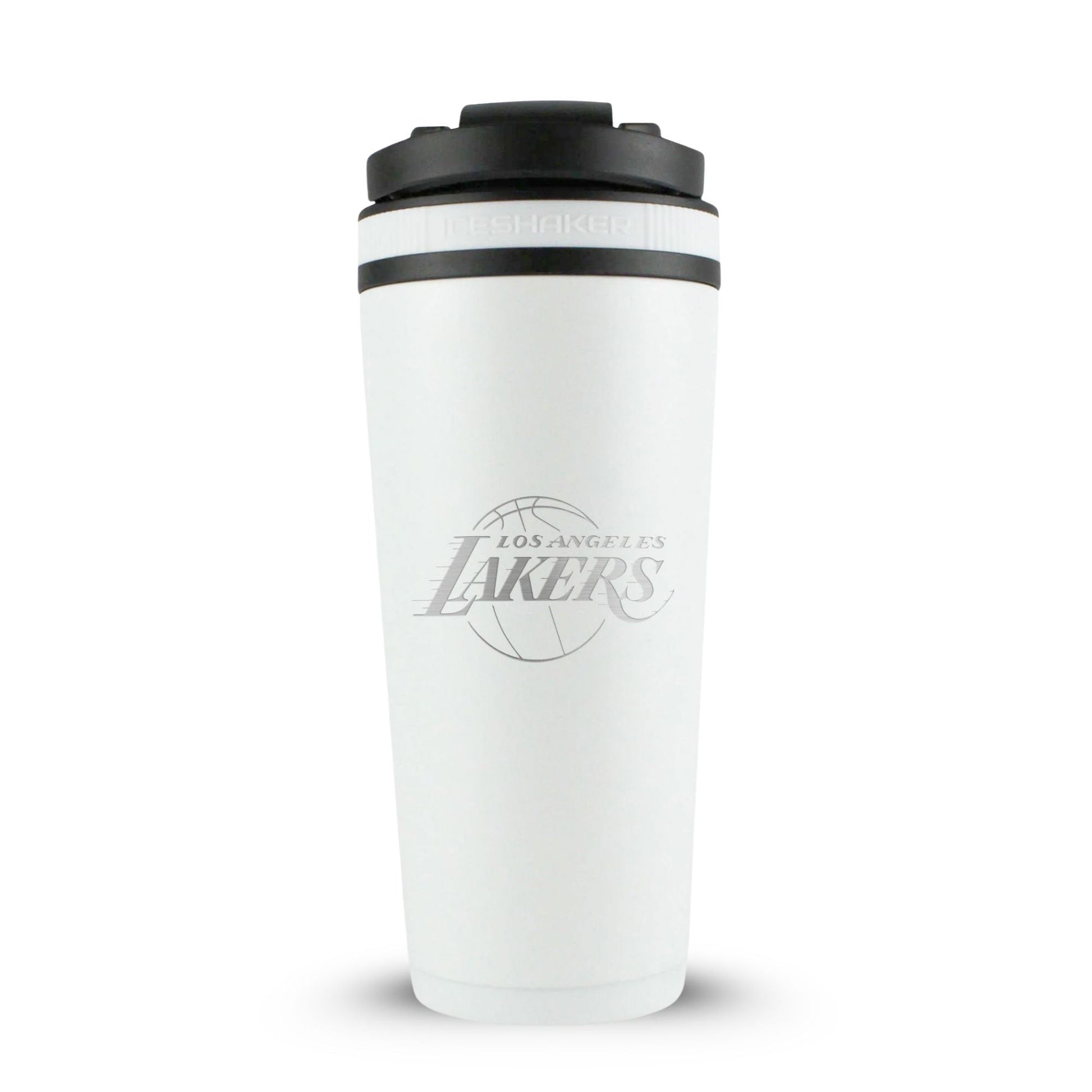 Officially Licensed Los Angeles Lakers 26oz Ice Shaker Cup Officially Licensed - White