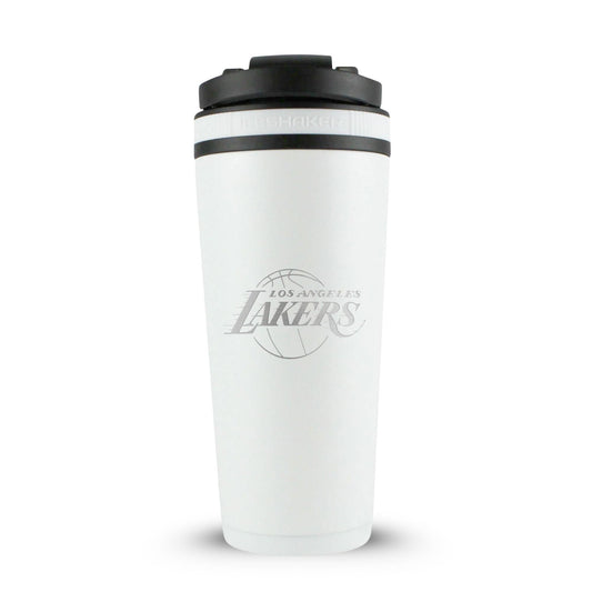 Officially Licensed Los Angeles Lakers 26oz Ice Shaker Cup Officially Licensed - White
