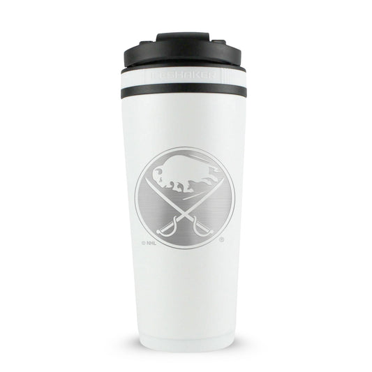 Officially Licensed Buffalo Sabres 26oz Ice Shaker Cup Officially Licensed - White