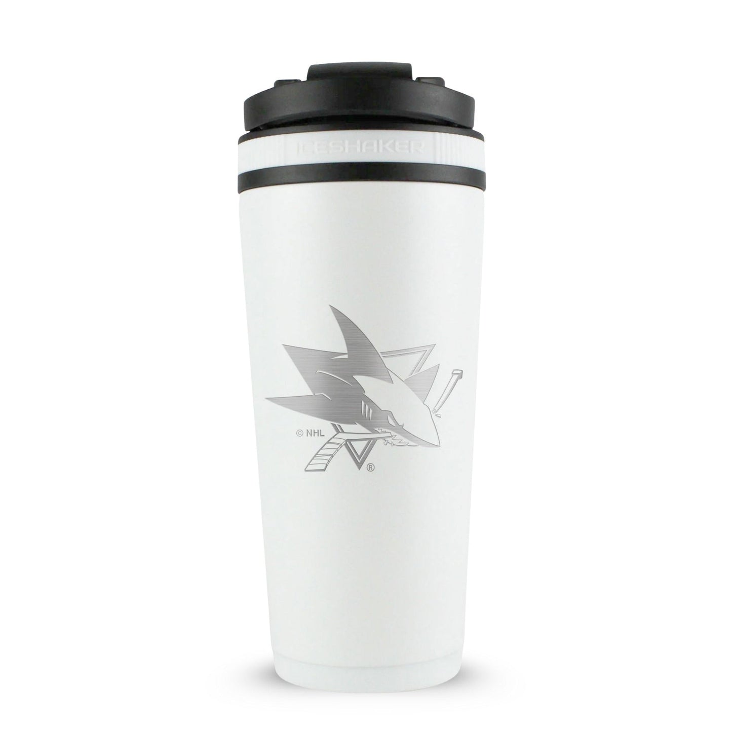San Jose Sharks 26oz Ice Shaker Cup Officially Licensed