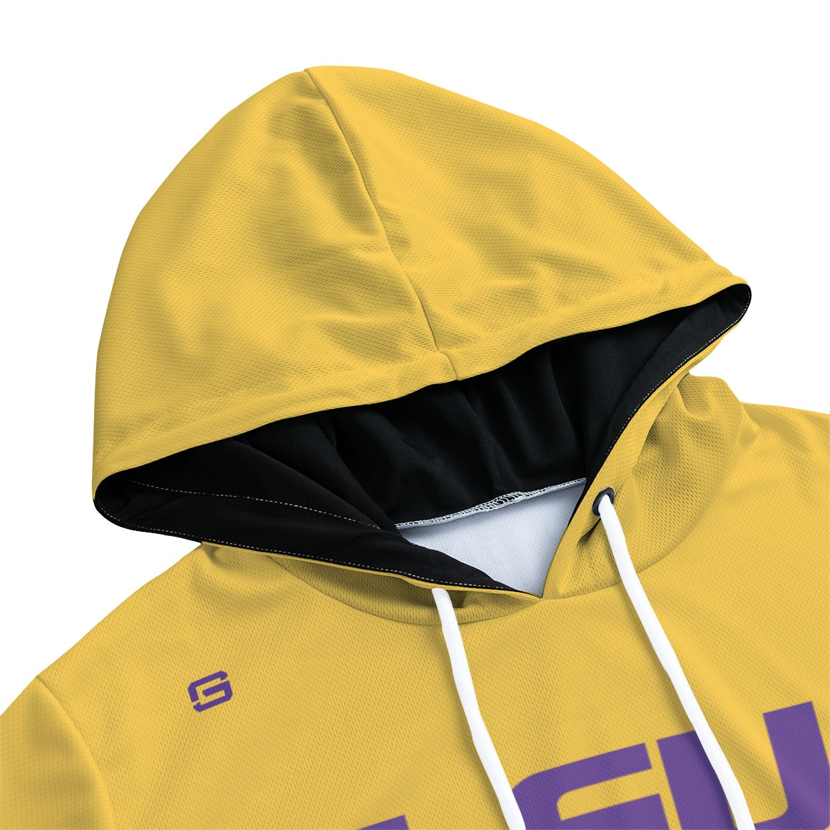 LSU Lightweight Sweatshirt Hoodie Gold