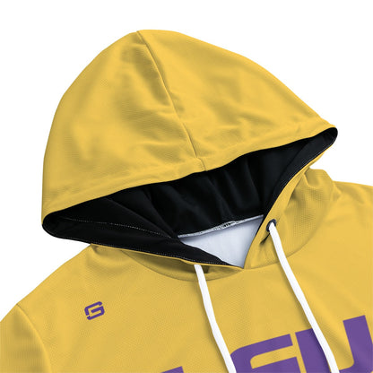 LSU Lightweight Sweatshirt Hoodie Gold