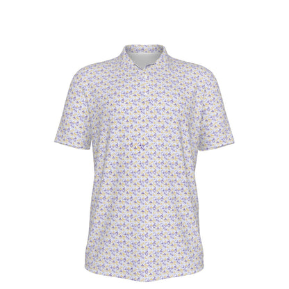 Football Symbols Polo Shirt White