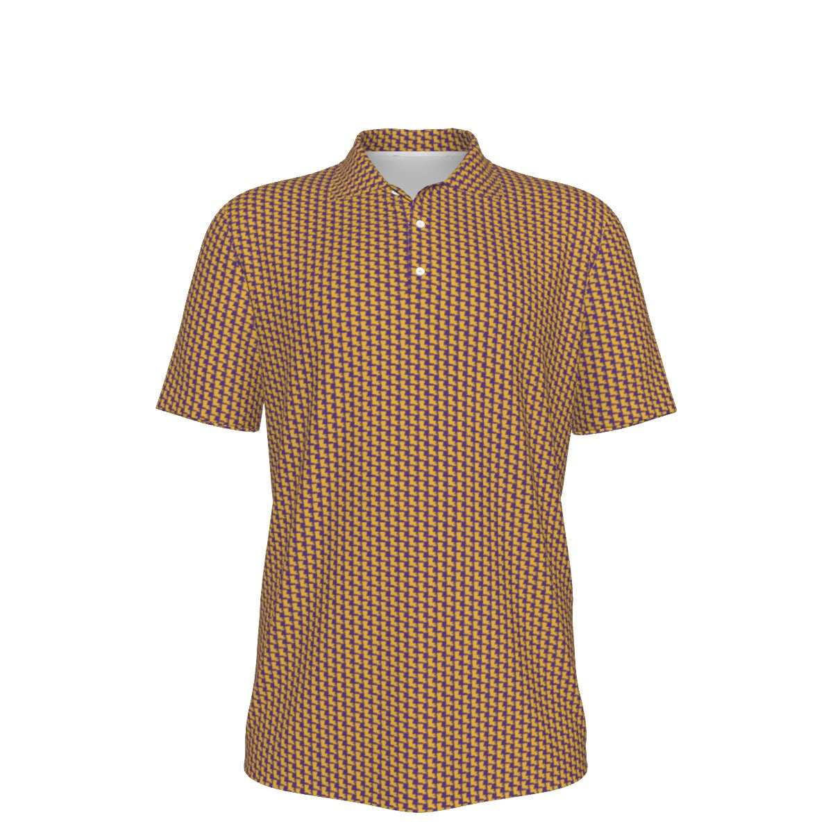 Lousiana Pattern Polo - Purple