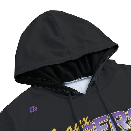 LSU Football Retro Lightweight Sweatshirt Hoodie Black