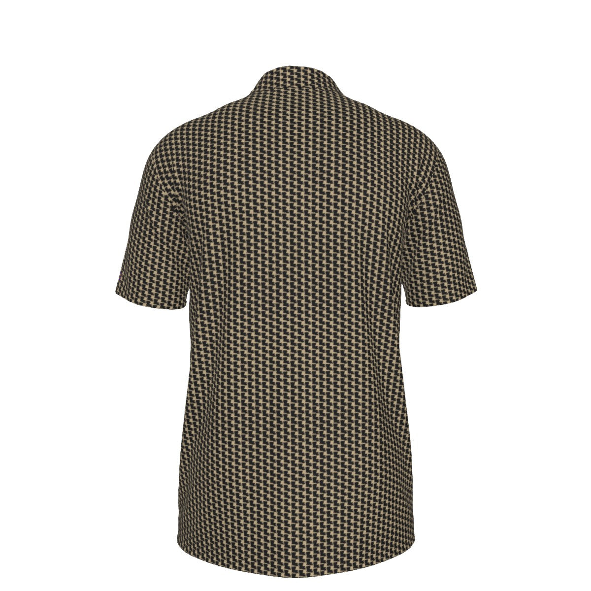 Louisiana Pattern Polo Shirt Black/Gold