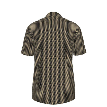 Louisiana Pattern Polo Shirt Black/Gold