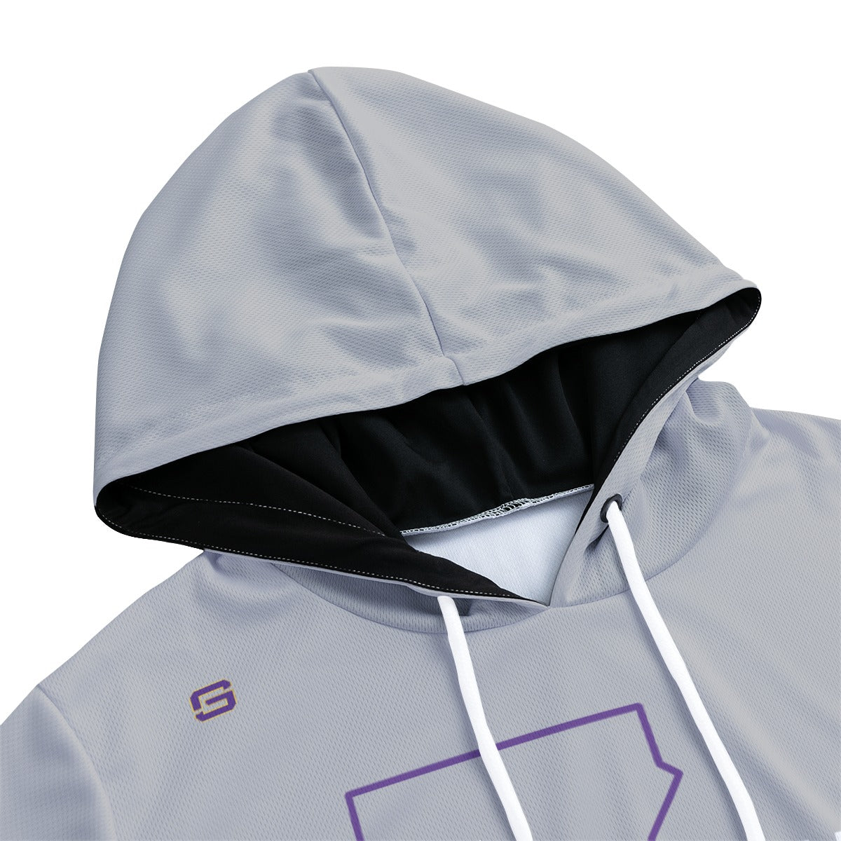 LSU Football Louisianimals Lightweight Sweatshirt Hoodie Grey